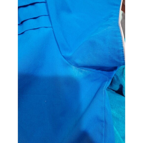 Vintage Townhouse Housedress, Blue L 1950s - Picture 7 of 7